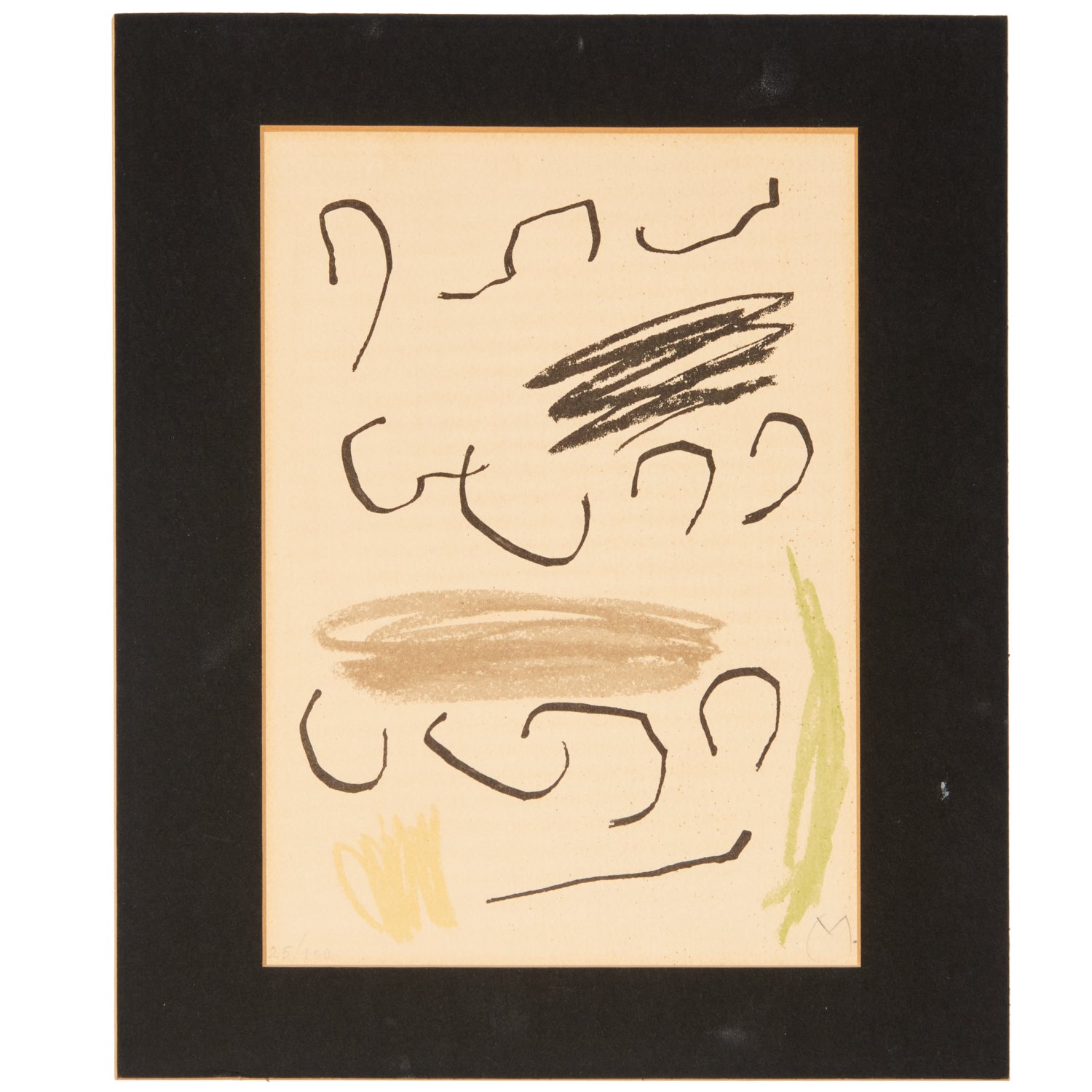 Appraisal: JOAN MIRO COLOR LITHOGRAPH Joan Miro Spanish - from Obra