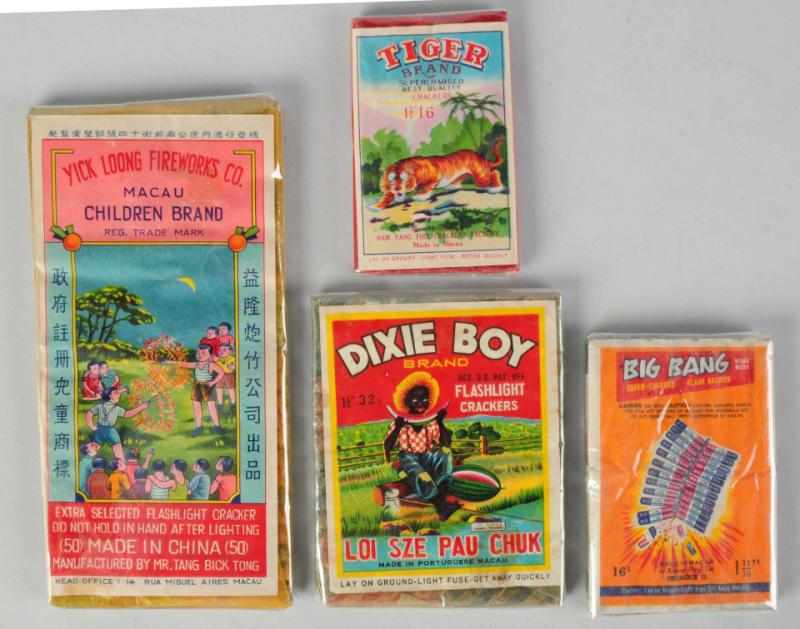 Appraisal: Lot of Firecracker Packs Includes Children -pack Dixie Boy -pack