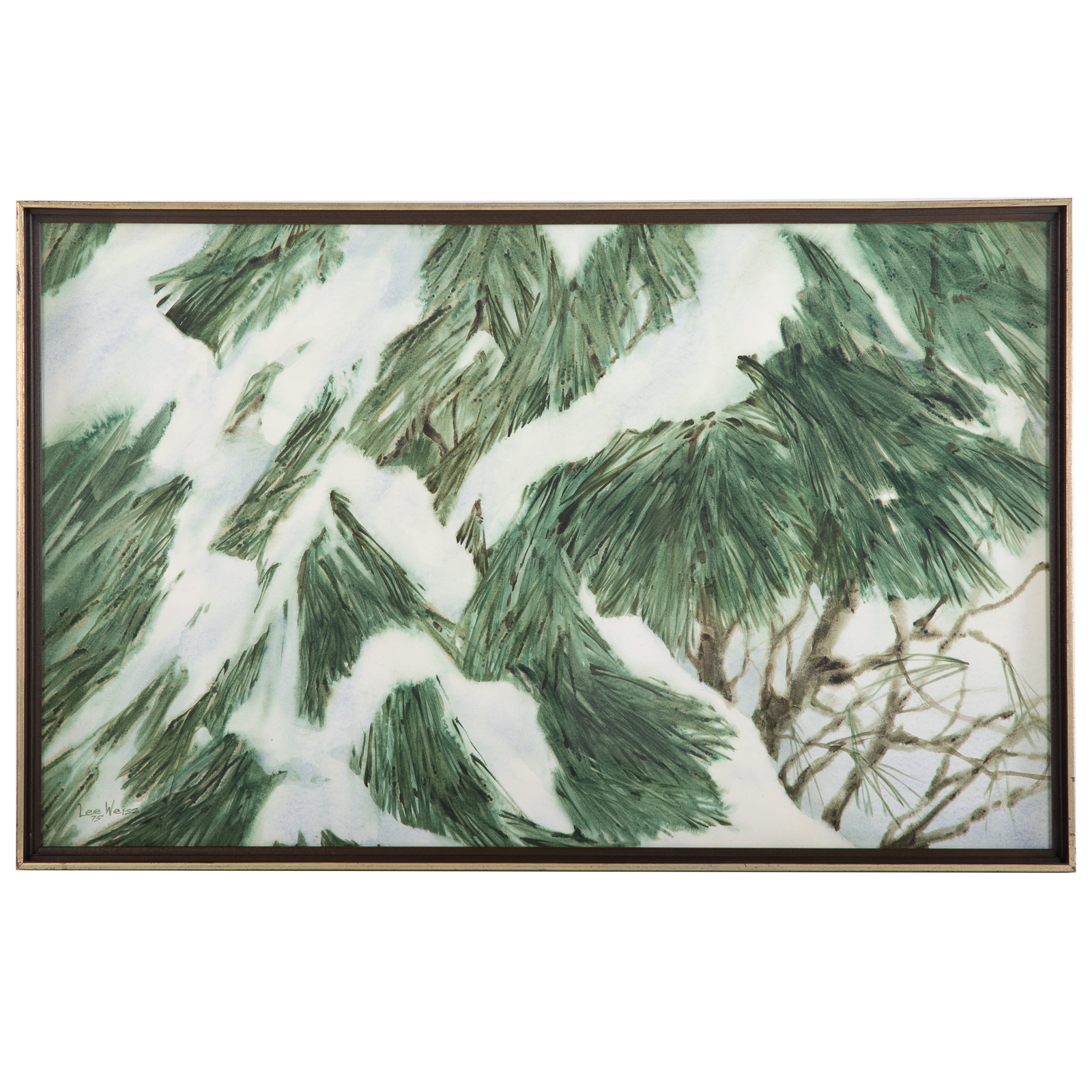 Appraisal: LEE WEISS SWEEPING BRANCHES WATERCOLOR Lee Elyse Crouse Weiss American