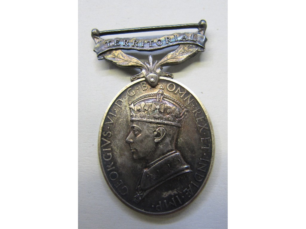 Appraisal: Territorial Efficiency medal to Pte JRC Kelly Ox f Bucks