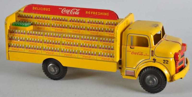 Appraisal: Coca-Cola Marx Toy Truck Description s Complete with nice tin