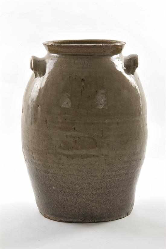 Appraisal: Southern stoneware storage jar L M Landrum Columbia South Carolina