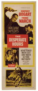 Appraisal: The Desperate Hours Paramount Insert x Film noir starring Humphrey