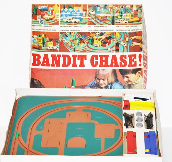 Appraisal: TRIANG CG BANDIT CHASE ITEMS UNCHECKED G-VG BOX G TRIANG