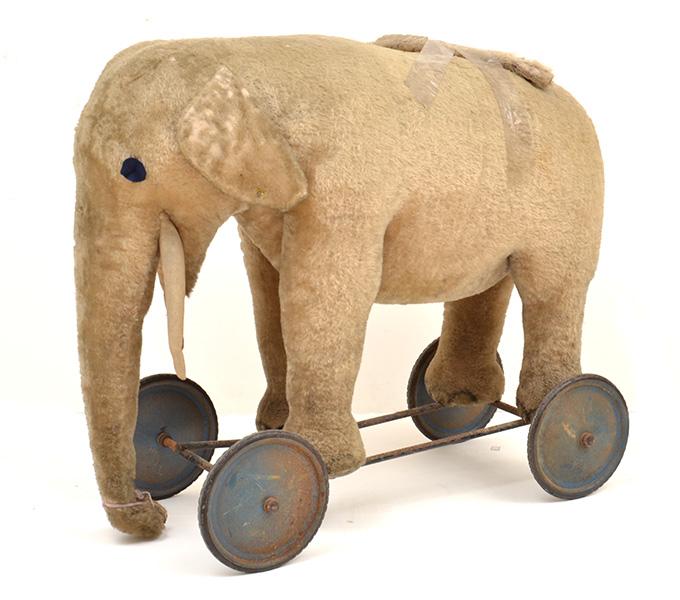 Appraisal: ELEPHANT PULL ALONG