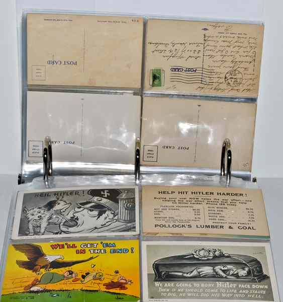 Appraisal: US WWII Homefront Post Cards Volume One Volume one contains