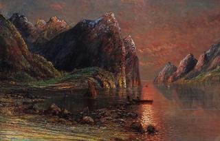 Appraisal: Painting Constantin Westchiloff Constantin Aleksandrovich Westchiloff Russian - Sunset on