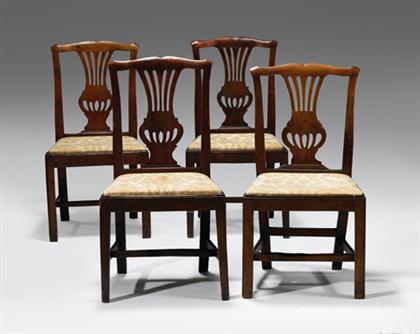 Appraisal: Set of twelve Chippendale cherry chairs southern states th century