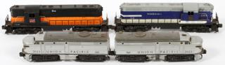 Appraisal: LIONEL O GAUGE POST LIONEL O GAUGE POST-WAR DIESEL LOCOMOTIVES