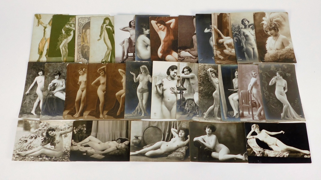 Appraisal: PC NUDE EROTIC PHOTOGRAPHY ARCHIVE COLLECTION United States France Early-Mid