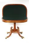 Appraisal: CARD TABLE - English Regency period mahogany table with allover