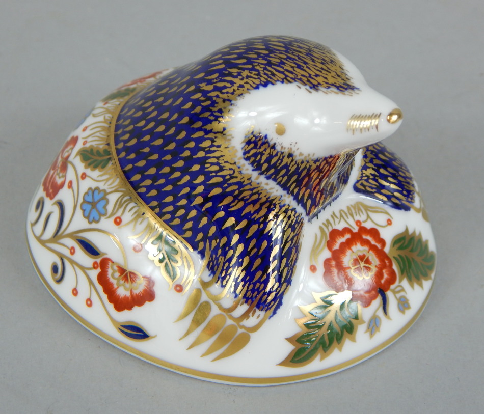 Appraisal: A Royal Crown Derby porcelain mole printed mark in red