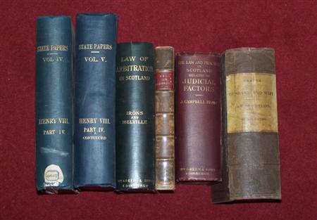 Appraisal: Law A collection of approximately volumes boxes of law texts