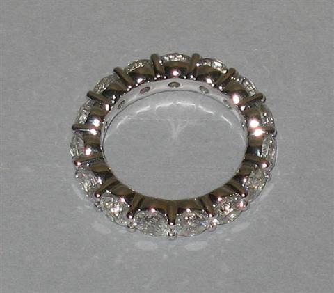 Appraisal: DIAMOND ETERNITY BAND approximately ct diamond total weight all set