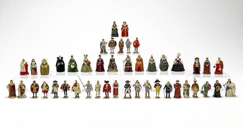 Appraisal: Gustave VertunniItalian - Collection of Miniature Figureshand-painted leadheight tallest inches