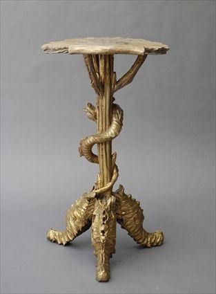 Appraisal: Giltwood Grotto Table x x in