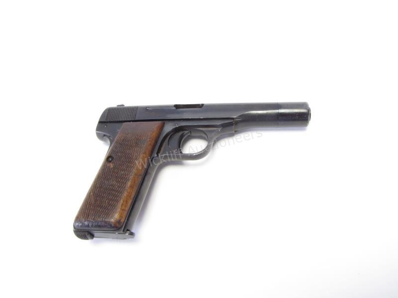 Appraisal: FN Brownings Patent Model Pistol-Round barrel Chambered in mm Blued