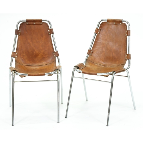 Appraisal: A pair of mid-century modern Les Arcs chairs the design