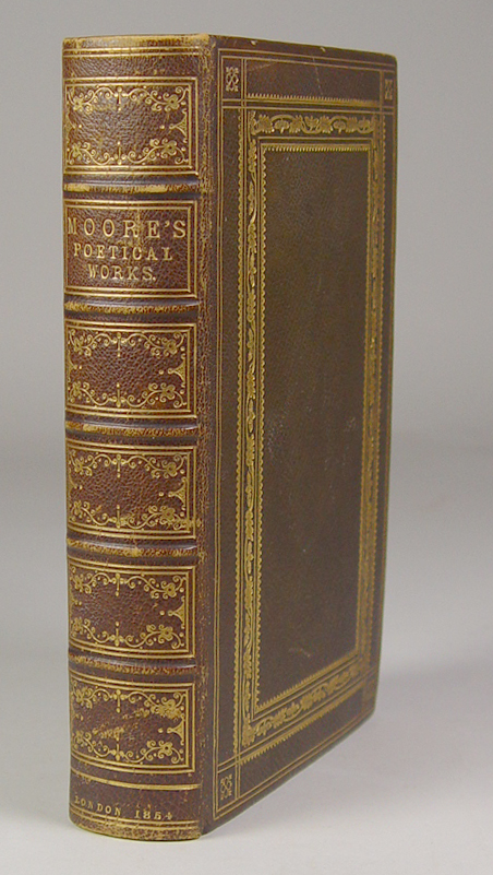 Appraisal: Fore Edge Painted Book The Poetical Works of Thomas Moore