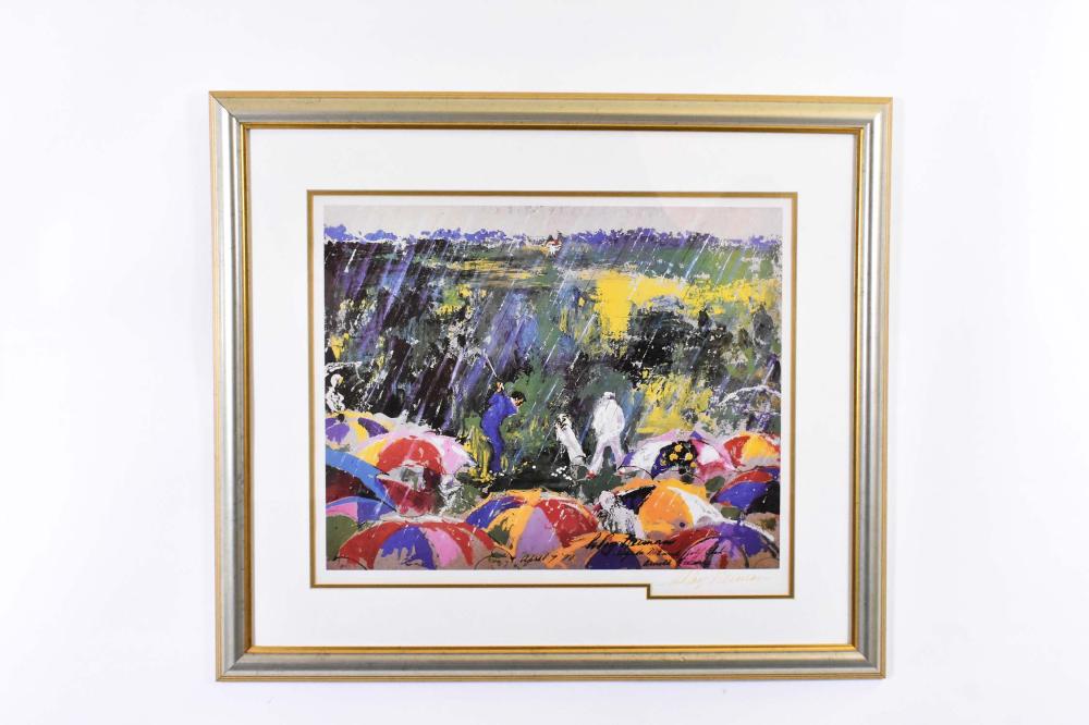 Appraisal: LEROY NEIMAN AMERICAN - Golfing Signed and numbered Lithograph