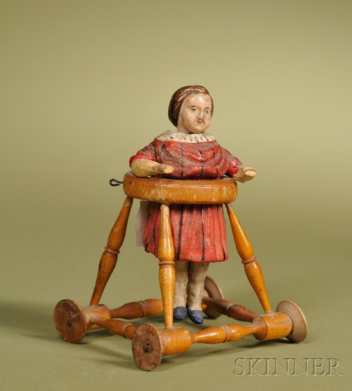 Appraisal: Child in Walker Toy Germany c molded papier-mache figure with