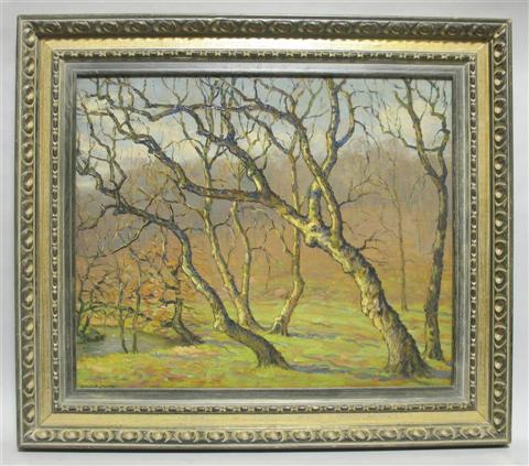 Appraisal: BENSON BOND MOORE AMERICAN - IN ROCK CREEK PARK Oil