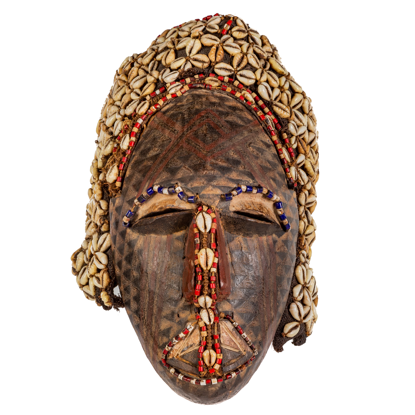 Appraisal: TH CENTURY AFRICAN THEMED MASK WOOD th century Wooden mask