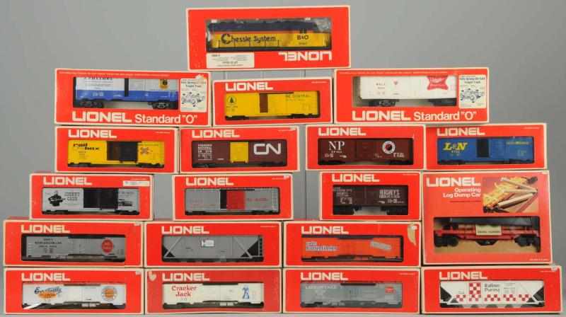 Appraisal: Lot of Lionel Rolling Stock American Contemporary Includes one Johnny