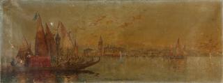 Appraisal: Walter Franklin Lansil ''Venice'' signed lower left Walter F Lansil