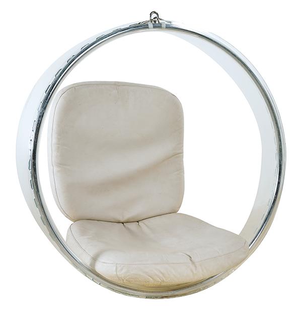 Appraisal: EERO AARNIO BUBBLE CHAIR FOR ADELTA perspex with metal hanging