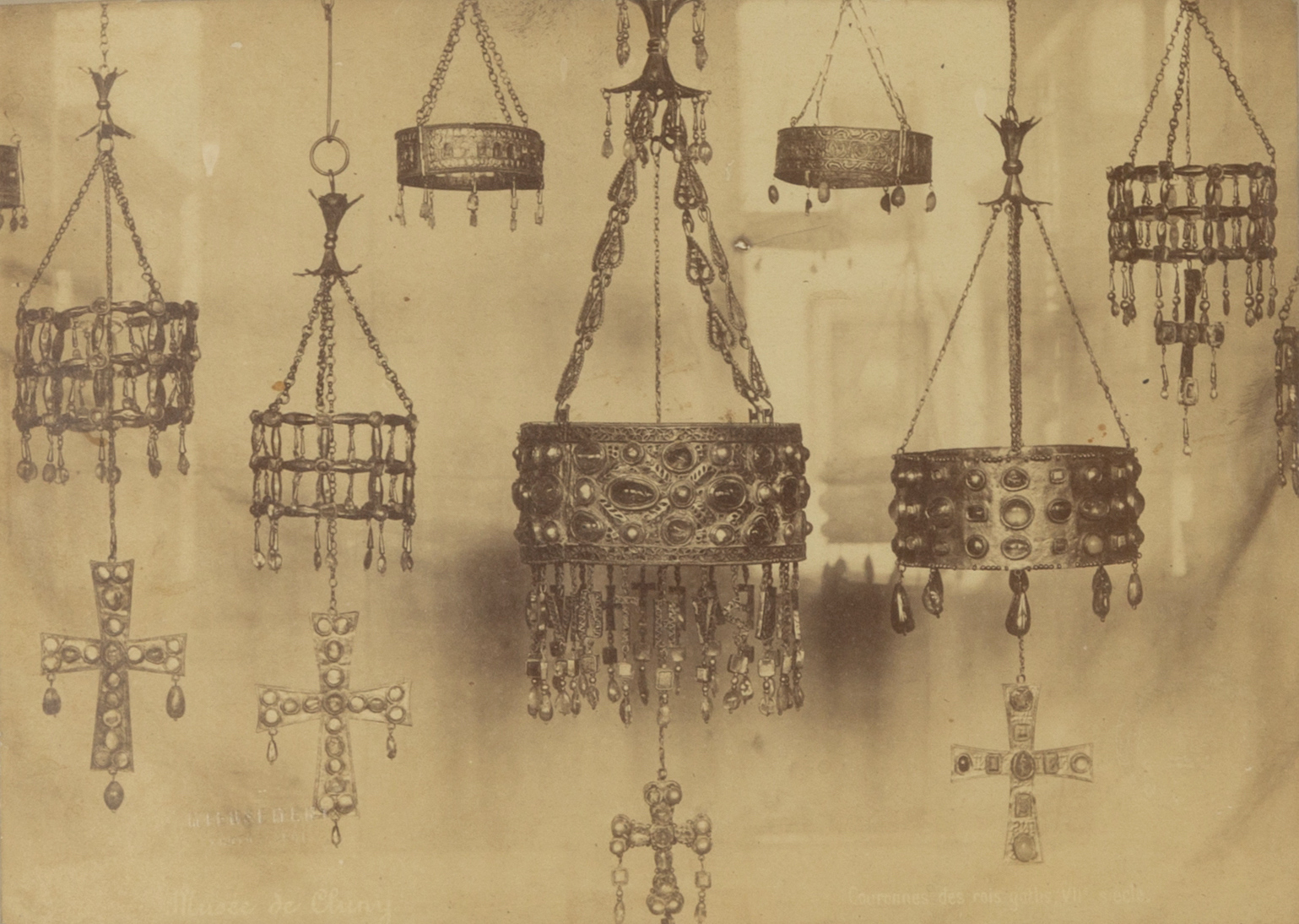 Appraisal: LOUIS C TIFFANY ARCHIVAL PHOTOGRAPHS circa Chandeliers - x inches