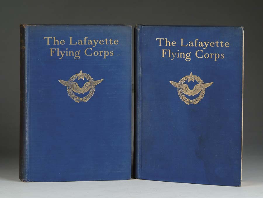 Appraisal: IMPORTANT VOLUME SET OF THE LAFAYETTE FLYING CORPS NORDHOFF HALL