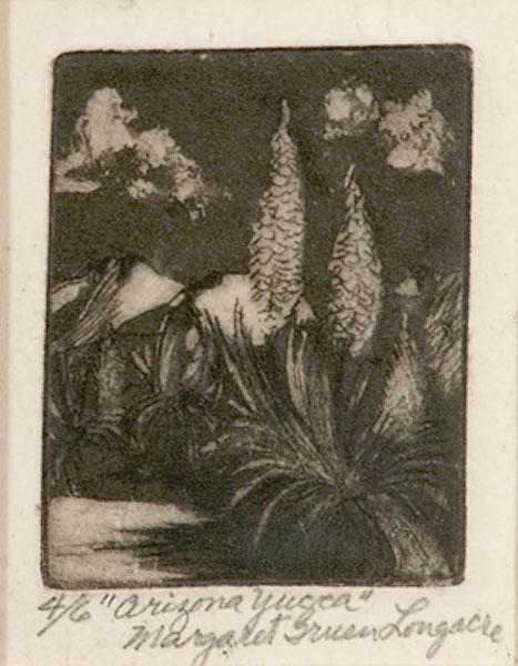 Appraisal: MARGARET GREEN LONGACRE AMERICAN CINCINNATI - ETCHINGS Pair of etchings