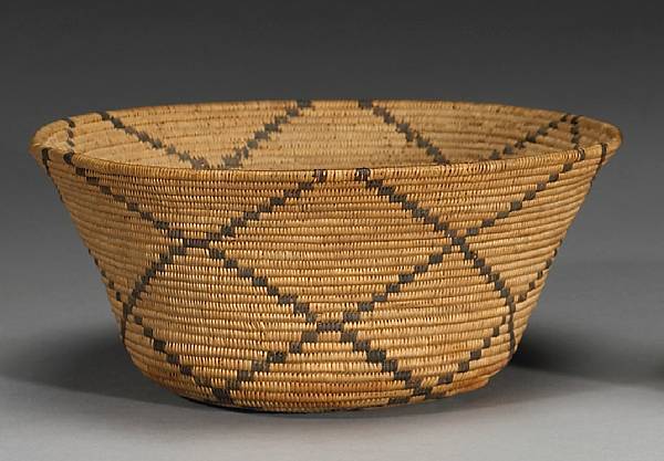 Appraisal: Property of various owners The finely woven bowl with wide