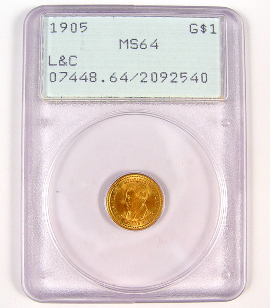 Appraisal: LEWIS CLARK GOLD PCGS MS Graded from PCGS MS Please