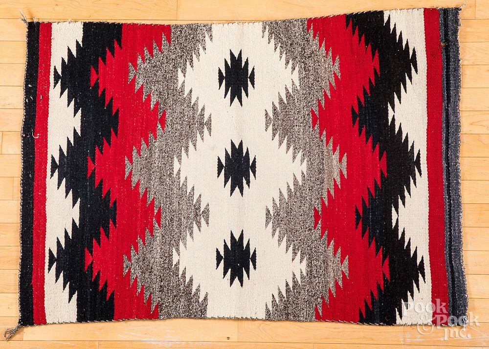 Appraisal: Navajo Indian rug x Navajo Indian rug x Provenance The