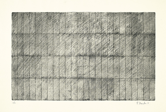 Appraisal: BRICE MARDEN Grid II Etching and aquatint on Rives BFK