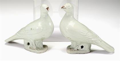 Appraisal: Pair of Chinese Export celadon glazed and painted model of