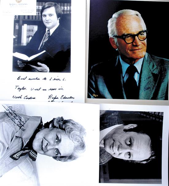 Appraisal: Autographs US Senators and cabinet members Senators including Barry Goldwater