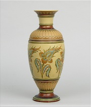 Appraisal: A Large Mettlach Vase A large Mettlach vase approx -