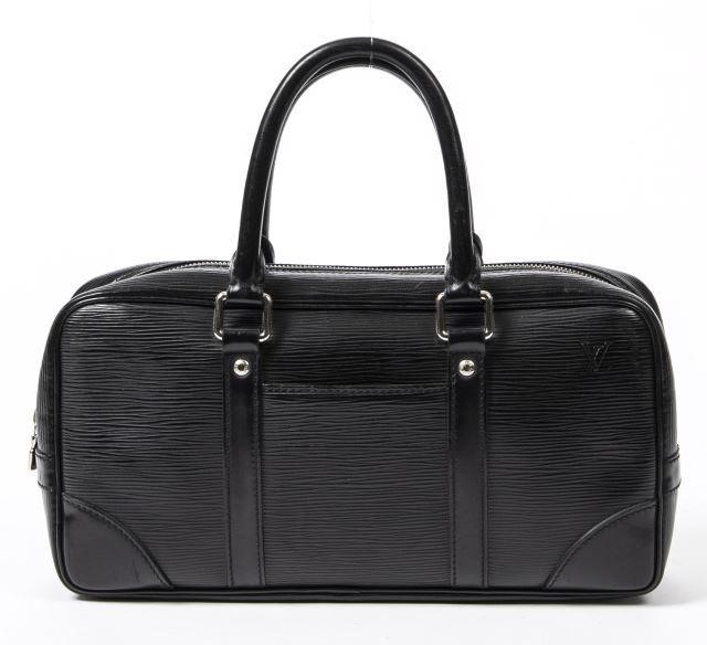 Appraisal: Louis Vuitton Vivienne Long MM handbag in black Epi leather