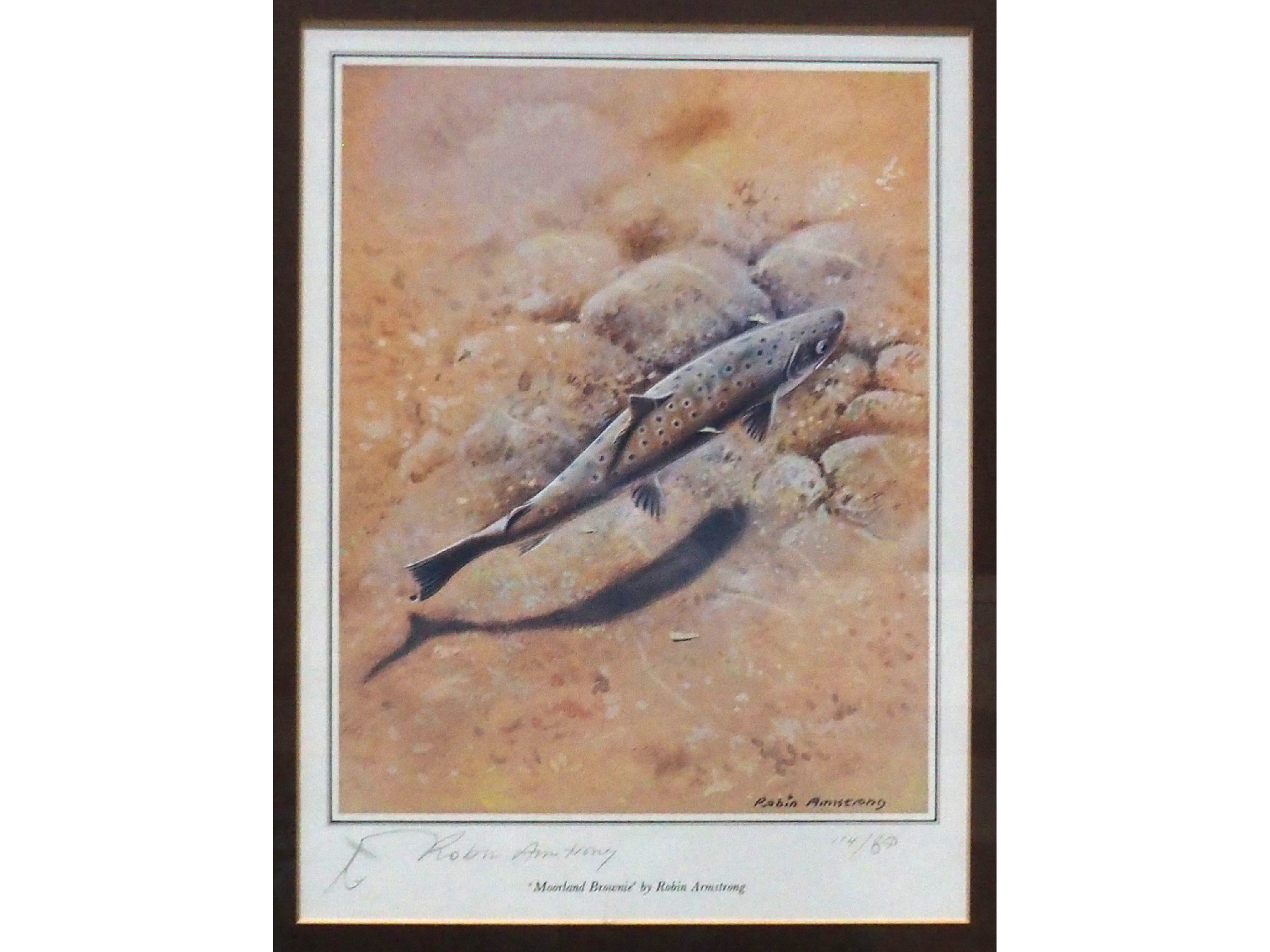 Appraisal: ROBIN ARMSTRONG Moorland Brownie signed and numbered and another by