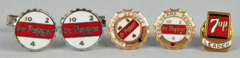 Appraisal: Lot of Soda Jewelry Items Description Includes four Dr Pepper