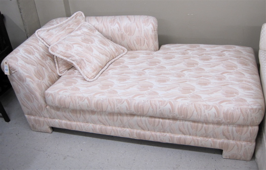 Appraisal: CONTEMPORARY CUSTOM ORDER CHAISE LOUNGE James C Snyder Ltd Kitchener