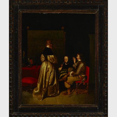 Appraisal: After Caspar Netscher - in Collaboration with Gerard ter Borch