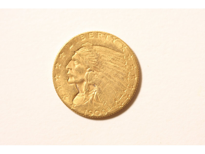 Appraisal: Indian Head Gold Quarter Eagle EF Collection of a NC