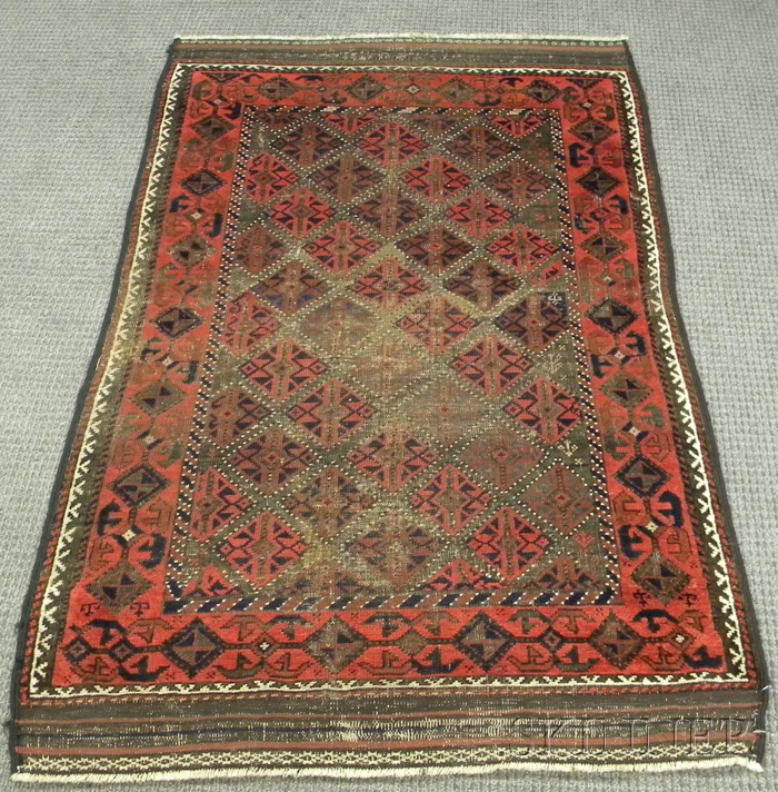 Appraisal: Baluch Rug Northeast Persia th century ft x ft