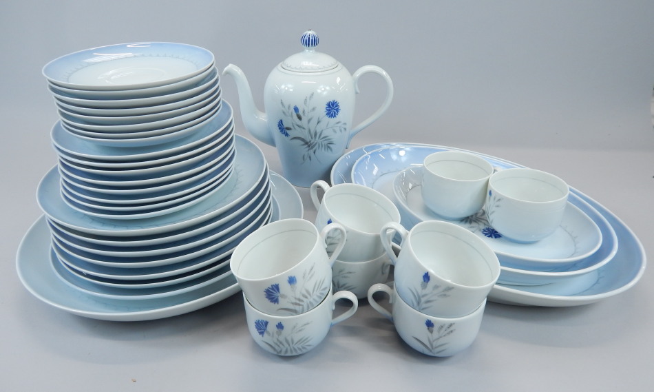 Appraisal: A Bing Grondahl Danish porcelain part dinner and tea service