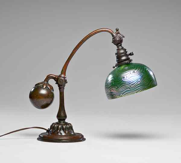 Appraisal: Tiffany Studios Counter Balance Table Lamp American early th century