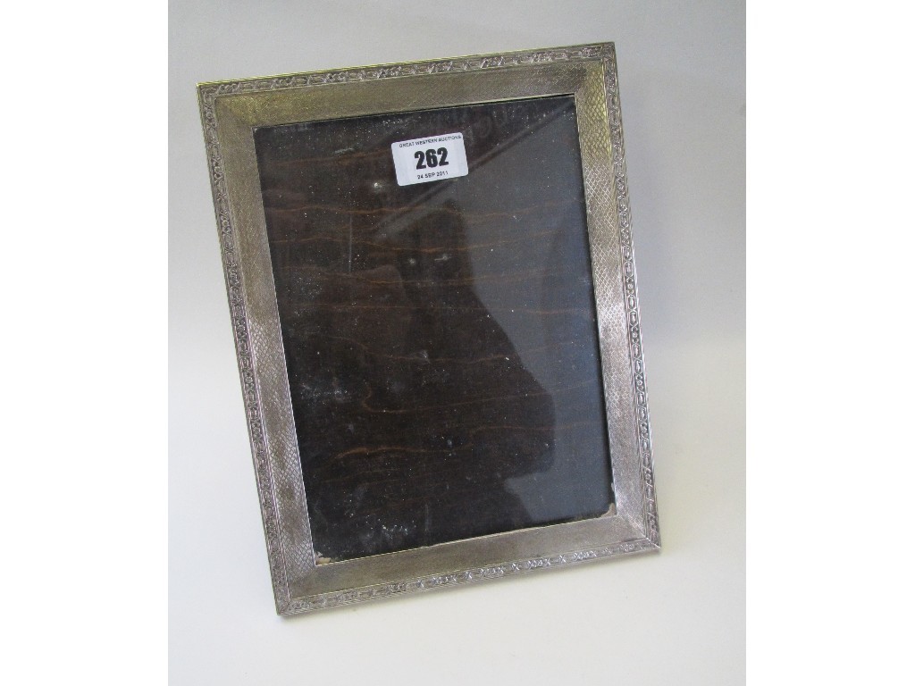 Appraisal: Silver mounted photo frame Birmingham